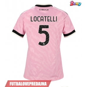Lacne Ženy Futbalové dres Juventus Manuel Locatelli #5 2026-27 Krátky Rukáv - Preč